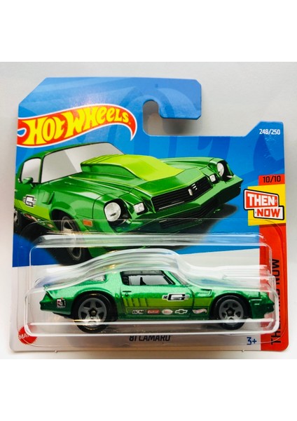 Yeni - New 81 Chevy Camaro Mini Araba 1:64 Ölçek Hot Wheels Marka 10/10
