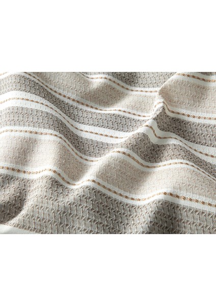 Grand Shiny Ipliği Boyalı Çift Kişilik Nevresım Takımı 200 x 220 cm Bronz fırsatları