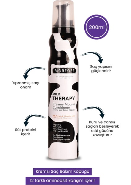 Milk Theraphy Saç Köpüğü 200 Ml fiyatları