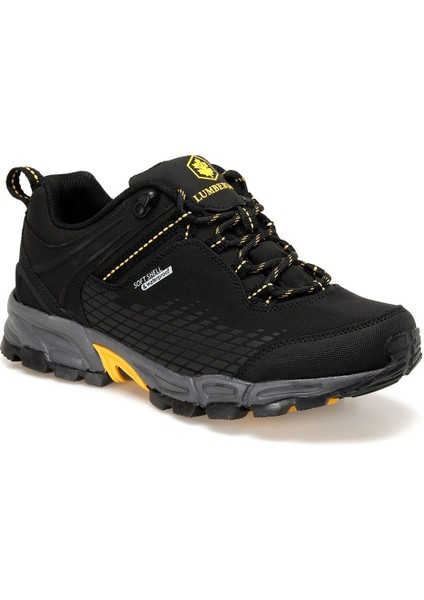 Flake Xl ( 45-46-47 ) Numara Siyah Sarı Su Geçirmez Erkek Outdoor Spor Ayakkabı