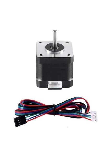 Roba Nema 17 Step Motor 1,5A 4ncm 3D Yazıcı Printer Cnc Robotik 1,8 Derece Step Adım Açı 4 Tel 2 Faz D