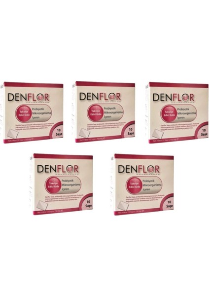 Denflor Probiyotik 10 Saşe 5’Li Paket