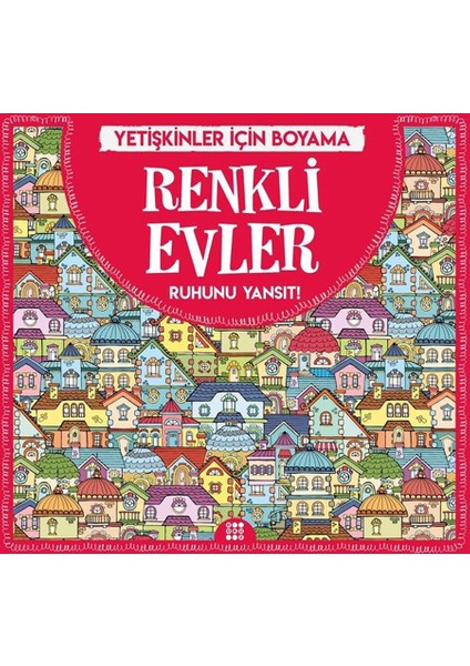Renkli Evler-Yetişkinler Için Boyama