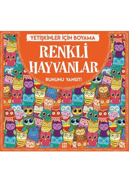 Renkli Hayvanlar-Yetişkinler Için Boyama