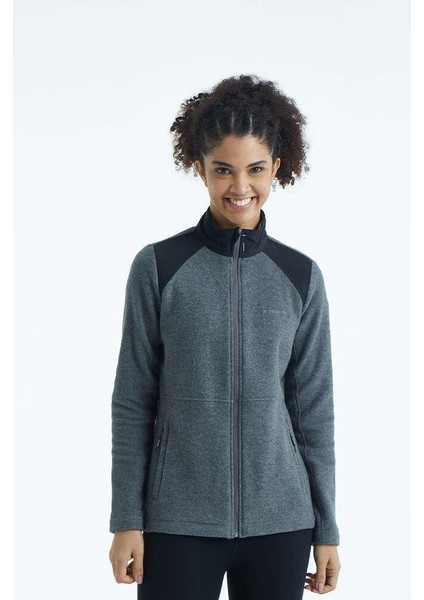 50943 BAYAN FERMUARLI ANTRASİT POLAR THERMAL SWEATSHİRT