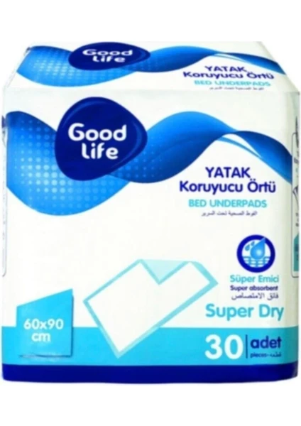 Good Life 30’lu Kedi Köpek Çiş Pedi ve Yatak Örtüsü 60X90