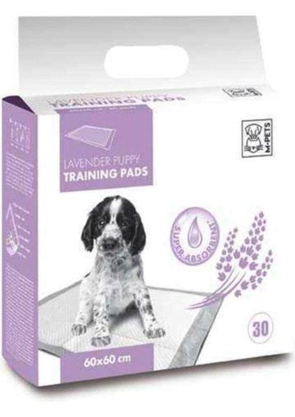 Yavru Köpek Çiş Pedi Lavanta Kokulu 60X60 cm 30 Adet