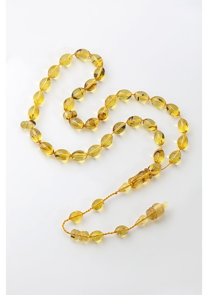 Doğal Kehribar Taşlı 41 cm Tesbih