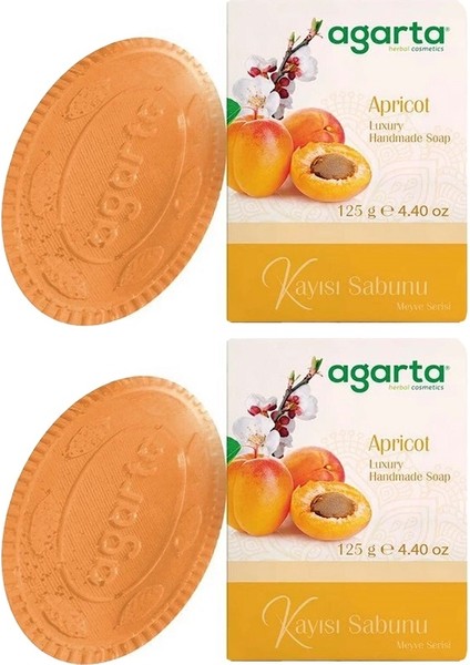 Doğal Çiçek Bahçesi Sabunu Kayısı 125G 2 Adet