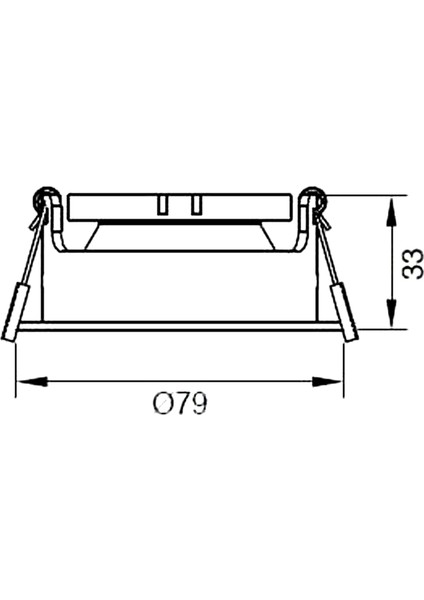 Jüpiter Sıva Altı Sabit Spot Beyaz JH713 - Ss modelleri