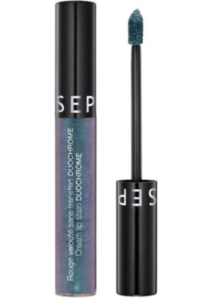 Cream Lip Stain Duo CHROME-126 Weirdo Indigo (5 Ml)