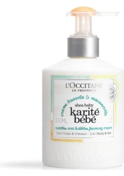 L'occıtane Shea Baby Foaming Cream - Shea Baby Köpük Krem 300 ml