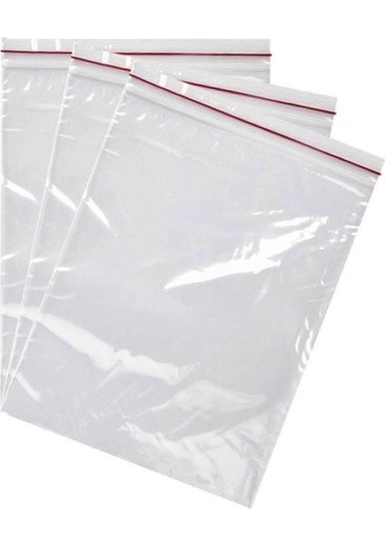 Kilitli Şeffaf Buzdolabı Kilitli Saklama Poşeti Torba 9 x 11 cm 1000'li 10 Kutu