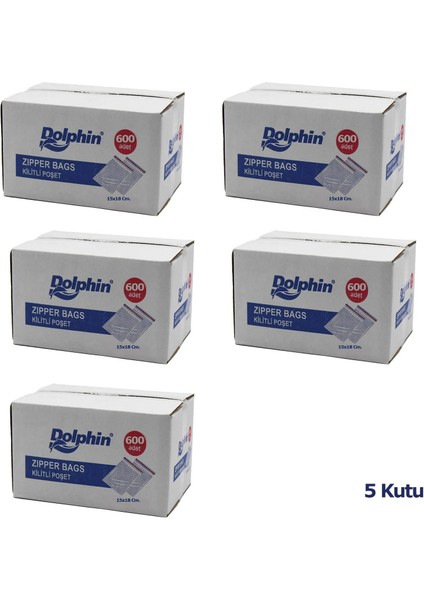 Kilitli Şeffaf Buzdolabı Kilitli Saklama Poşeti 15 x 18 cm 600'lü 5 Kutu fiyatları