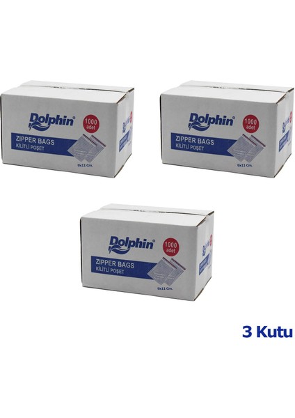 Kilitli Şeffaf Buzdolabı Kilitli Saklama Poşeti 9 x 11 cm 1000'li 3 Kutu fiyatları