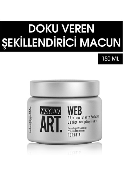 Loreal Professionnel Lore-Al Professionnel L'oreal Professionnel Techni Art Web Doku Veren Şekillendirici Macun 150 Ml