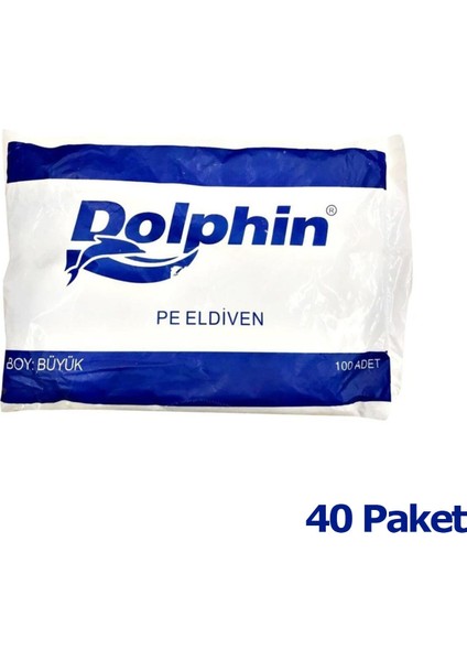 Pe Iş Temizlik Tek Kullanımlık Şeffaf Poşet Market Eldiven - Büyük Boy- 100 Adetlik 40 Paket modelleri