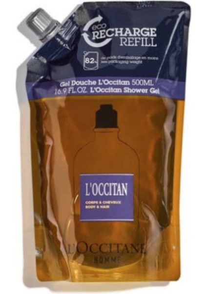 L'occitan Duş Jeli Ekolojik & Ekonomik Yedek - L'occitan Shower Gel Refill Duş Jeli 500ML