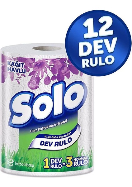 Dev Rulo Havlu Kağıt x 12ADET