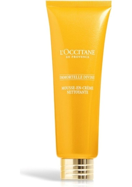 L'occıtane Immortelle Divine Cleansing Cream-In-Foam - Temizleyici Köpük 125 ml