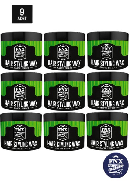 Fnx Barber Matte Effect Wax 150 Ml 9 Adet