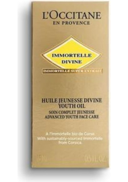 Yağ Bazlı Serum Immortelle Divine Youth Oil 15ML