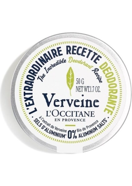 L'occıtane Verbena Deodorant Balm 50GR