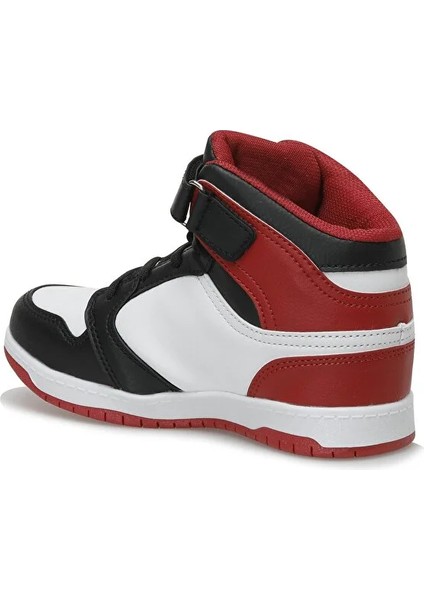 Jones J Hı 2pr Siyah Çocuk Terma Taban Sneaker Blekli Spor Ayakkabı Siyah Kırmızı