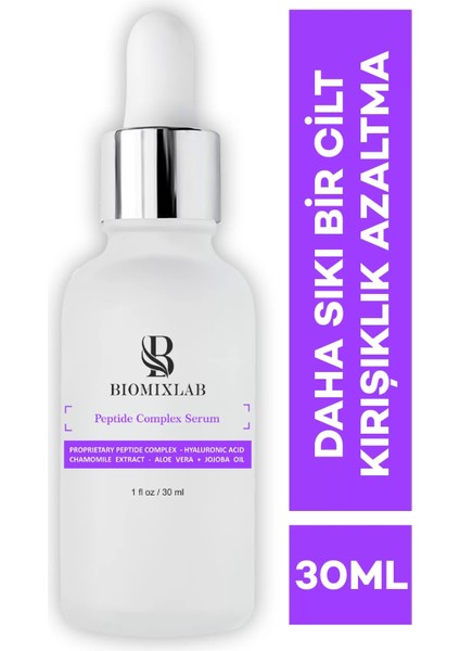 Kırışıklıkları Azaltmaya Peptide Complex Serum 30ML