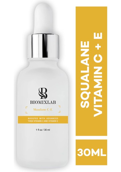Koyu Cilt Lekelerini Azaltmaya Skualen C-E Serum 30ML