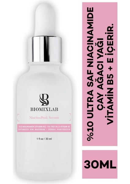 Cilt Tonu Eşitleyici & Sıkılışatırıcı NiacinamideÇay Ağacı Özlü Cilt Serumu 30ML modelleri