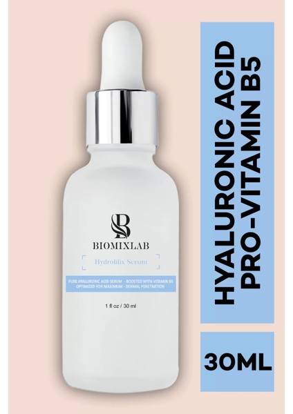 Yoğun Nemlendirici Hyaluronik Asit & Vitamin B5 Serum 30ML