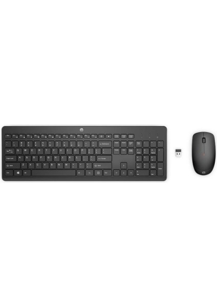 Hp 235 Kablosuz Klavye Mouse Set Siyah 1Y4D0AA Q Türkçe