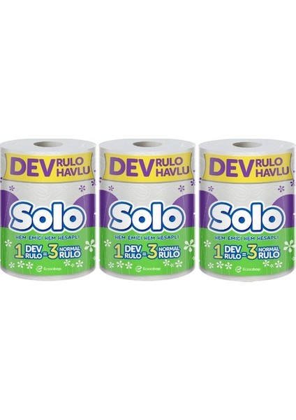 Dev Rulo Havlu Kağıt x 3'lü