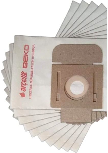 Beko Bks 9550 Süpürge Toz Torbası 10 Adet Kağıt