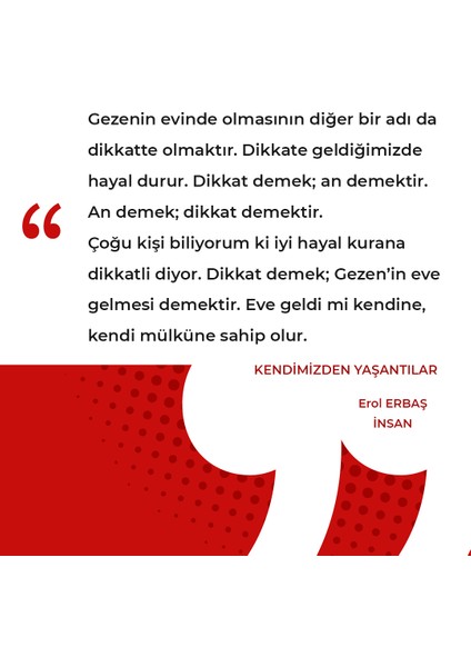 Kendimizden Yaşantılar - Erol Erbaş (Ciltli)