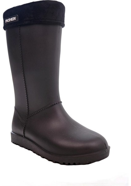 Solmaz GZR623 Siyah Renk Bayan Yağmur Çizmesi