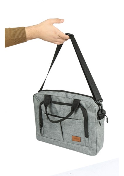 Bags 15.6" Gri Evrak Bilgisayar Notebook Laptop Çantası fiyatları