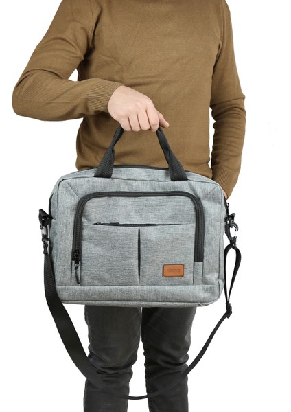 Bags 15.6" Gri Evrak Bilgisayar Notebook Laptop Çantası fırsatları