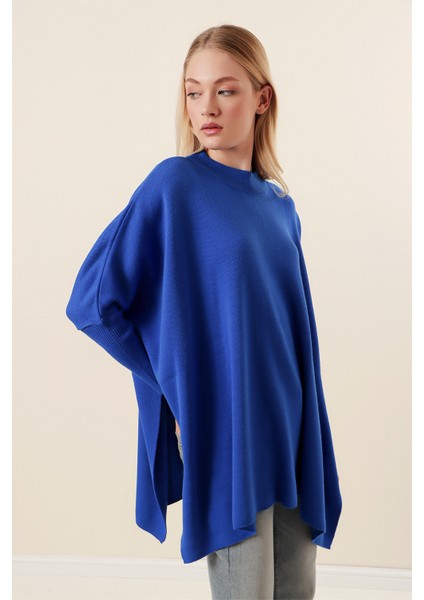 15783 Yırtmaçlı Panço Kazak - A.saks