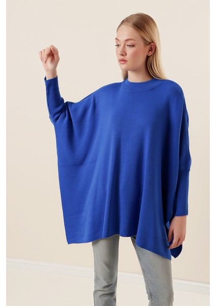 15783 Yırtmaçlı Panço Kazak - A.saks fırsatları