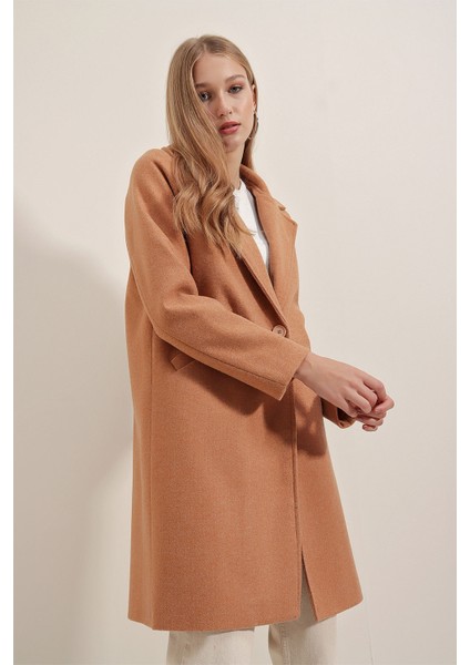 9085 Kaşe Kaban - Bisküvi modelleri