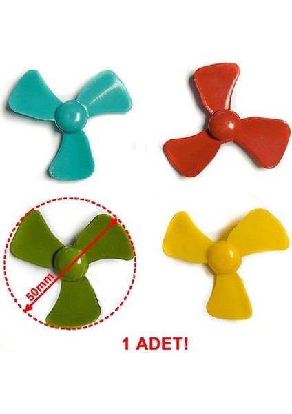 Roba 60MM 3 Kanat Oyuncak Pervane Rüzgar Gülü Su Botu Rc Dıy Motor Propeller