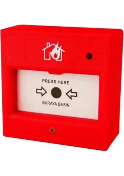 Yangın Ihbar Butonu ve Kasası 12/24