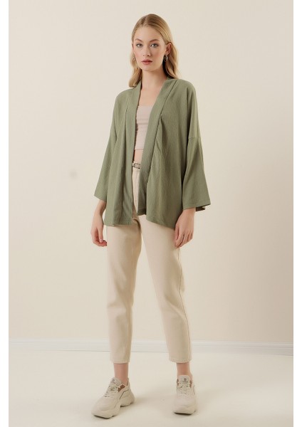 5862 Örme Kimono - Çağla fiyatları