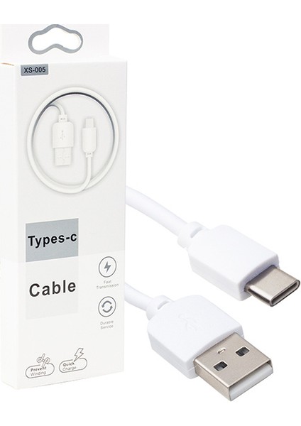 Powermaster USB To Type-C Hızlı Şarj ve Data Kablosu 1.5 Metre