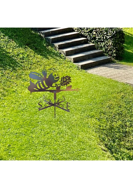 Hava Yözi Çiftliği Retro Hava Durumu Yüzü Rüzgar Yön Göstergesi (Yurt Dışından) fırsatları