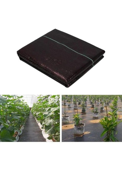 Dayanıklı Siyah Bariyer Peyzaj Kumaş Izgara Şeritli Ağır Hizmet 1,5x5 Metre (Yurt Dışından)