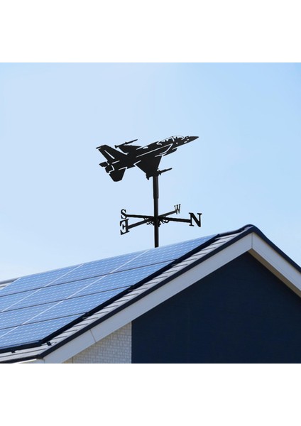 Metal Weathervan Hava Dövüşü Açık Ahır Sahne Çatı Monte (Yurt Dışından)
