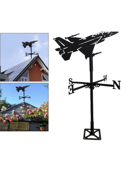 Metal Weathervan Hava Dövüşü Açık Ahır Sahne Çatı Monte (Yurt Dışından)